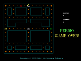 Juego de PACMAN en codigo C++ para BlueOS®