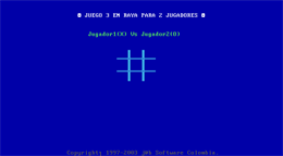 Juego de 3 EN RAYA en codigo C++ para BlueOS®