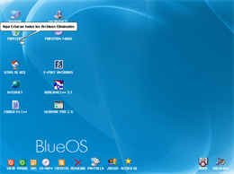 Demostracion de mensajes emergentes en BlueOS®