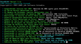 Shell bienvenida de BlueOS®